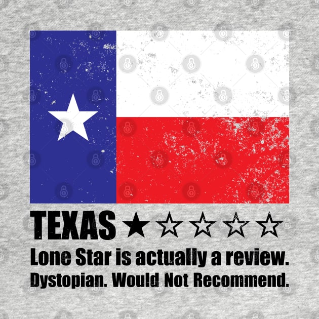 Texas: Lone Star is actually a rating. One Star Review by Rad Love